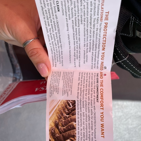 Men's Supreme 14" STRUCTURAL Fire Boot Men's size9 - Picture 6 of 7